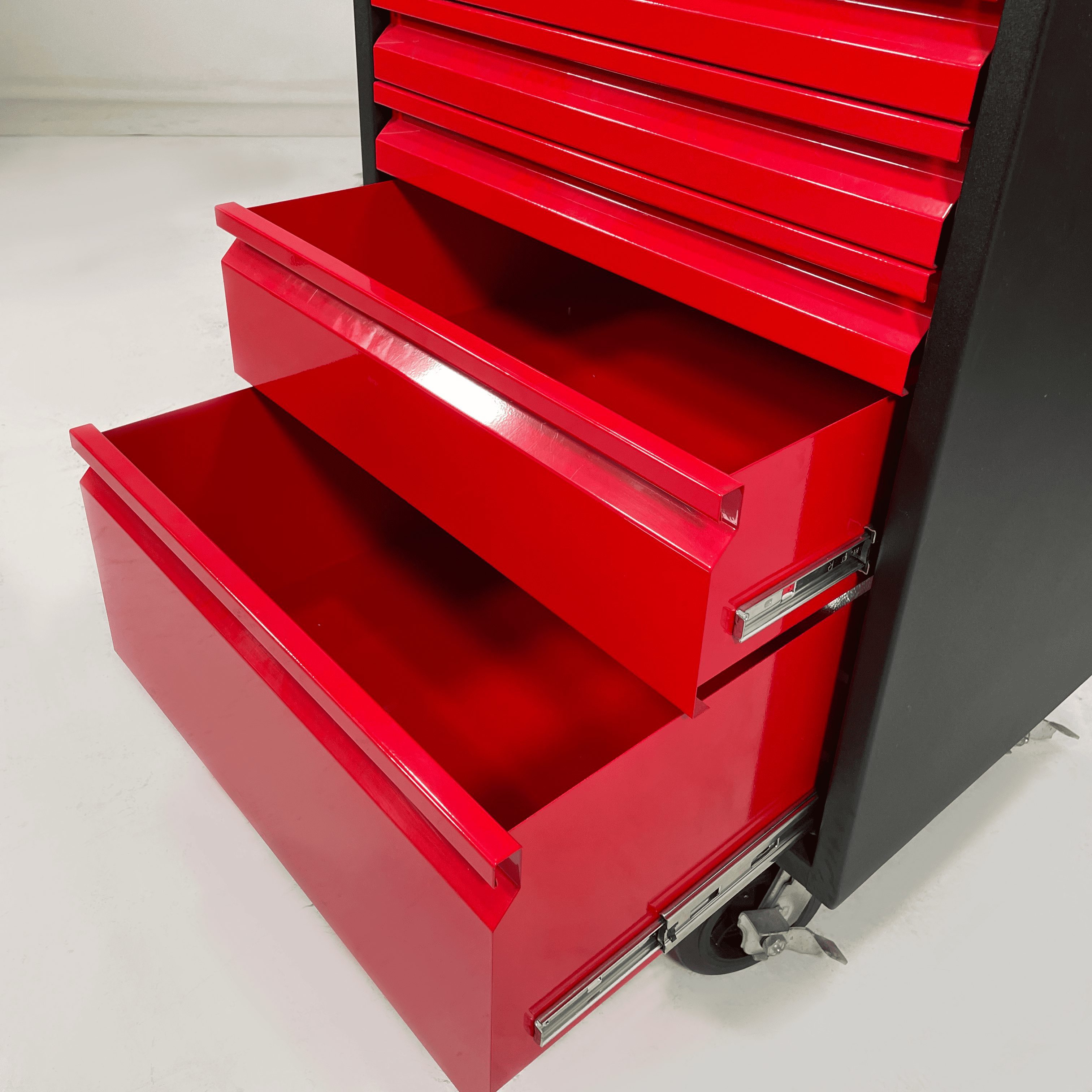 red toolbox workbench